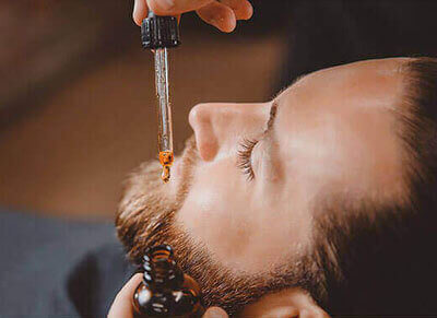 beard growth oil with jojoba and argan